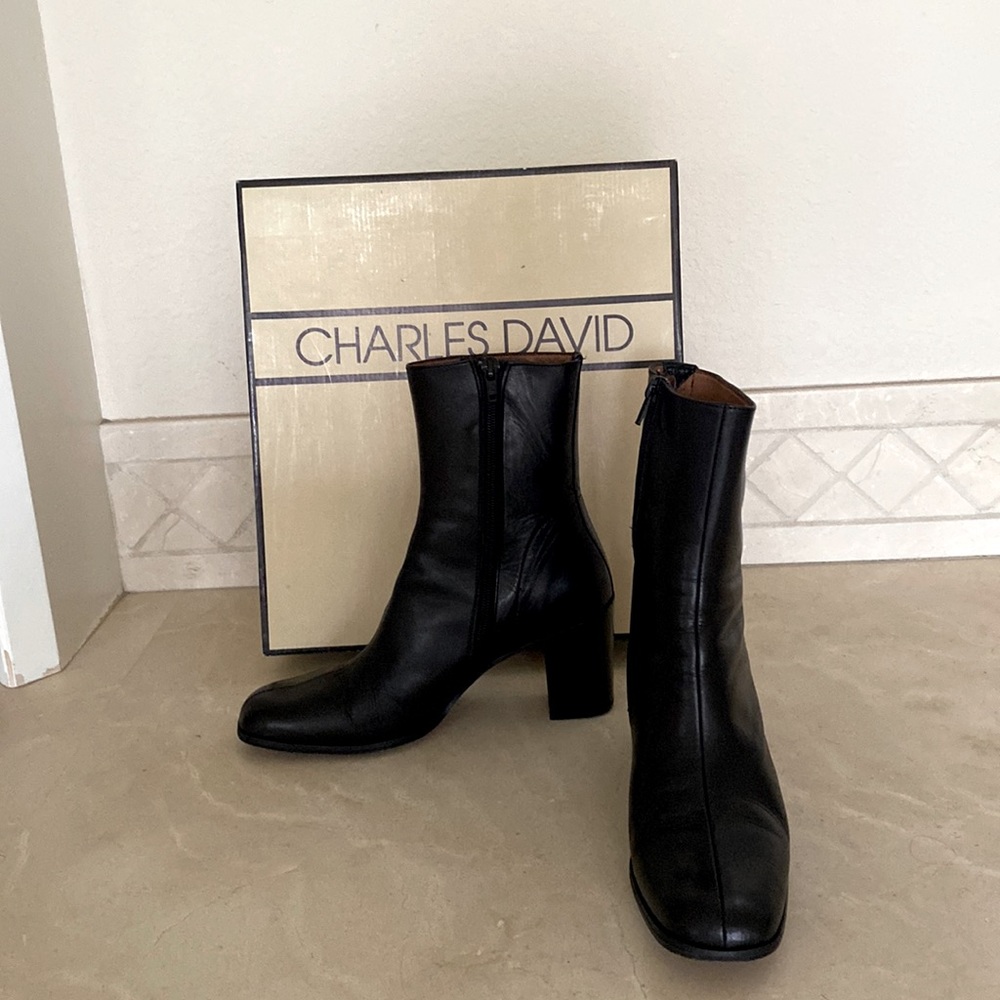 Charles David leather Boots